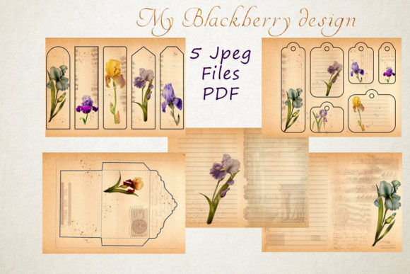 Download Printable Vintage IRIS Journal Craft - Premium Resources